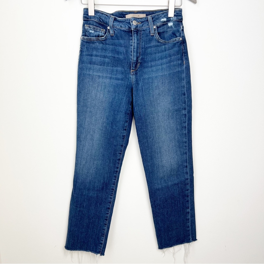 Joe’s high Rise Straight Crop Denim Jeans Size 26 Medium Wash